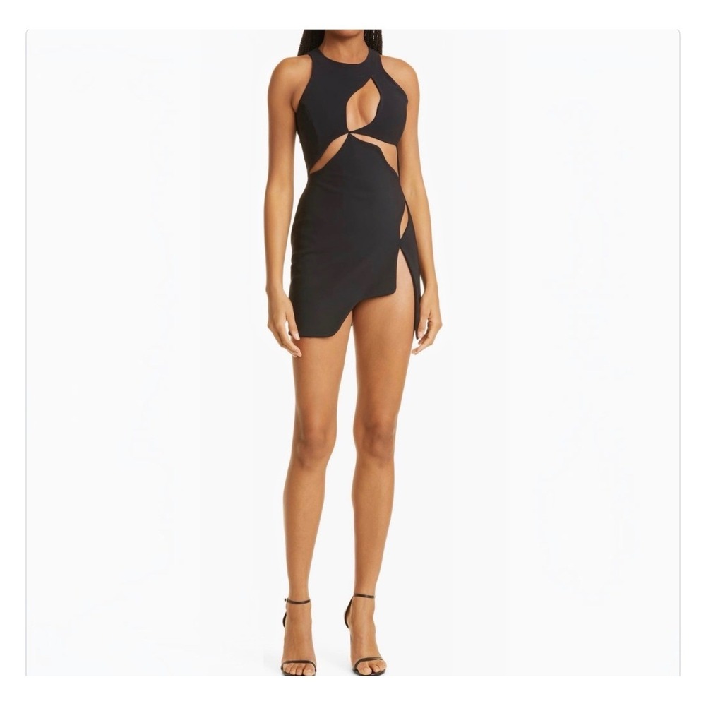 Mother of All Ariel Cut-Out Mini Dress Black – Size XS – NWT